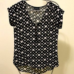 Polka dot blouse